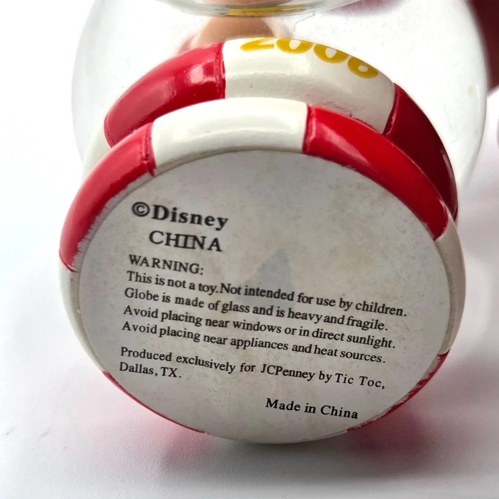 Mickey Mouse Disney Mini Snow Globe Christmas 2006 JCPenney Black Friday 2.5